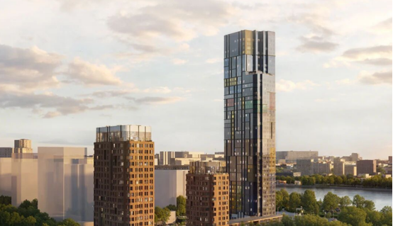 莫斯科河畔地標住宅亮相！快意高速梯出海，為43層超高層定制垂直出行